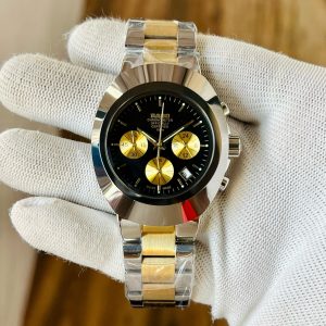 RADO Chronometer-style two-tone chronograph watch